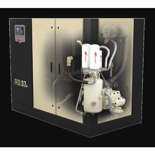 Rotary Screw Air Compressor, 50 HP, 460V