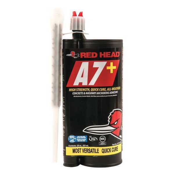 A7+ Acrylic, 28 Oz Container Size Cartridge, Includes Mixing Nozzle