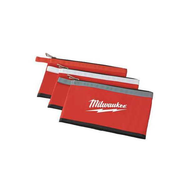 3 Pk Zipper Pouches