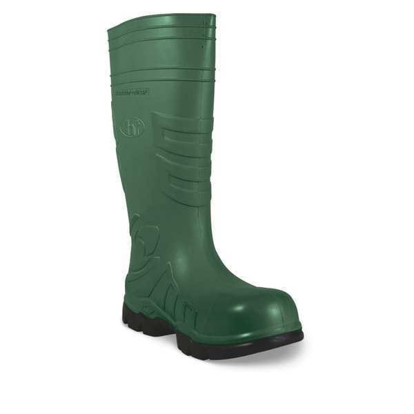 Size 10 Men's Composite Rubber Boot, Green