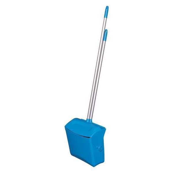 Lobby Dust Pan and Broom Set, Blue
