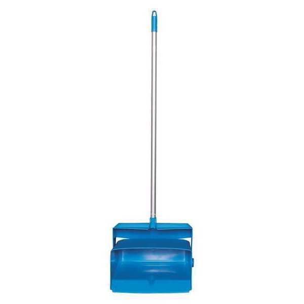 Lobby Dust Pan and Broom Set, Blue