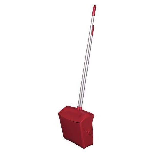Lobby Dust Pan and Broom Set, Red