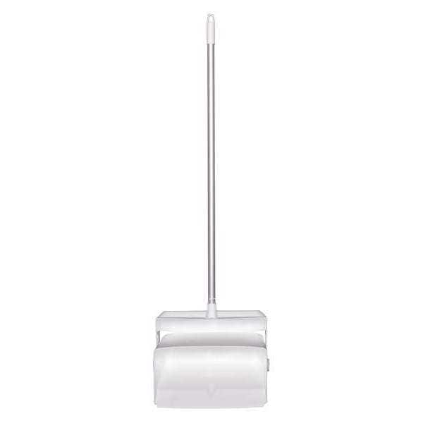 Lobby Dust Pan and Broom Set, White