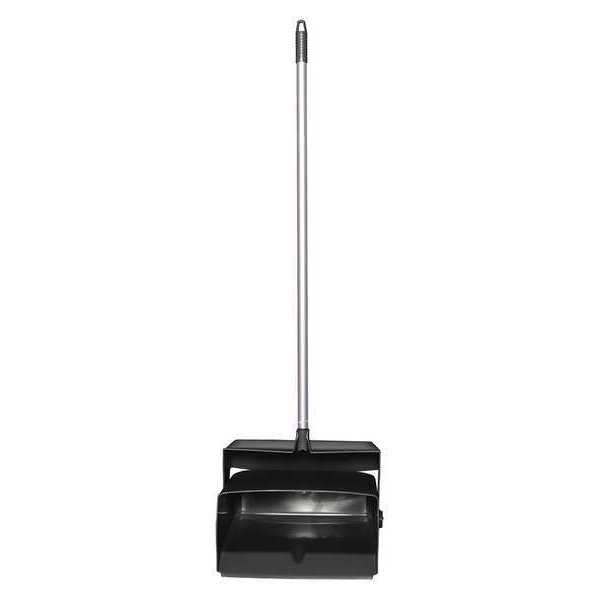 Lobby Dust Pan and Broom Set, Black