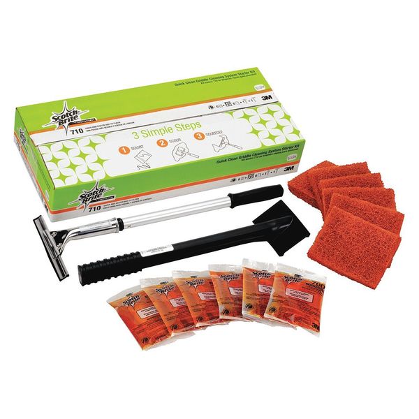 Cleaning Kit, Orange, Used On Griddle