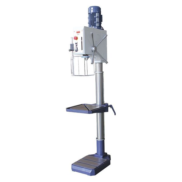 Floor Drill Press, Geared Head Drive, 1 1/2 to 2 hp, 240 V, 20 in Swing, 8 Speed