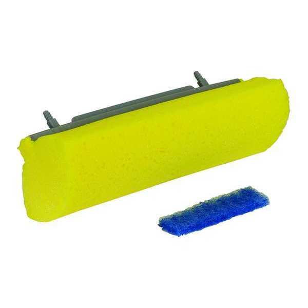Sponge Mop Head, Screw On Connection, Yellow, 582MB