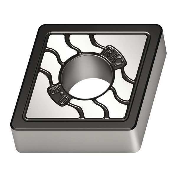 Diamond Turning Insert, Diamond, 1/2 in, CNMA, 80  Degrees, 3/64 in, Carbide