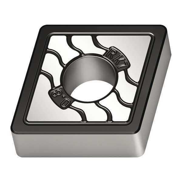 Diamond Turning Insert, Diamond, 5/8 in, CNMA, 80  Degrees, 1/16 in, Carbide