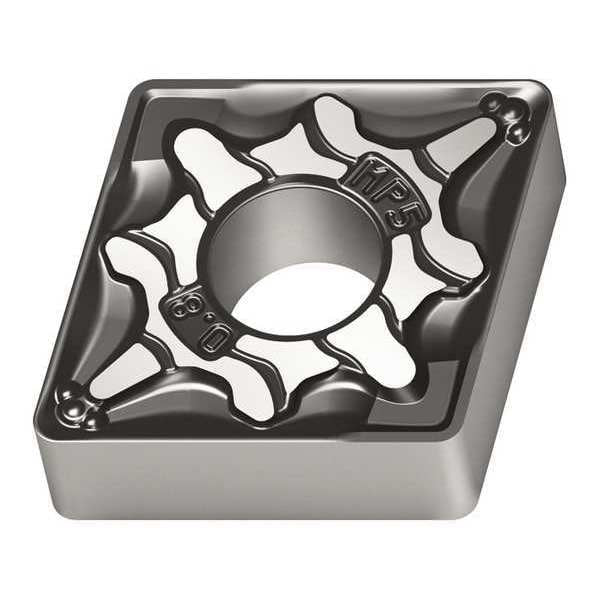 Diamond Turning Insert, Diamond, 1/2 in, CNMG, 80  Degrees, 1/32 in, Carbide