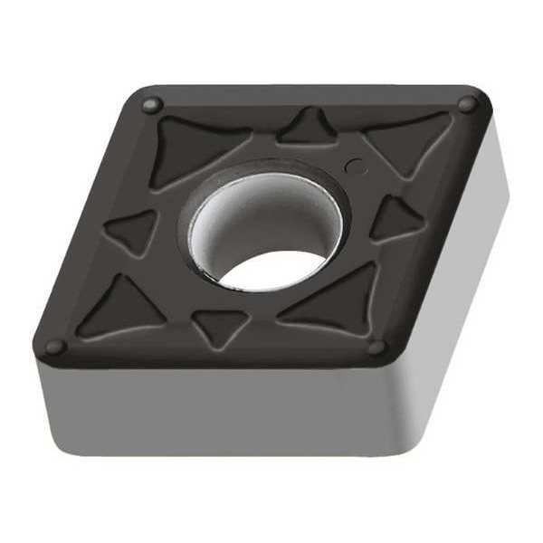Diamond Turning Insert, Diamond, 1/2 in, CNMG, 80  Degrees, 1/32 in, Carbide
