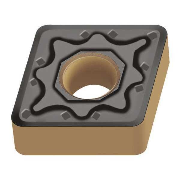 Diamond Turning Insert, Diamond, 1/2 in, CNMG, 80  Degrees, 3/64 in, Carbide