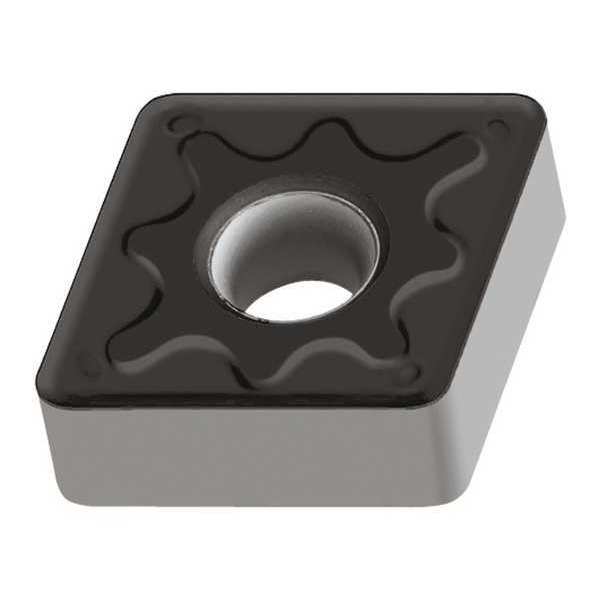 Diamond Turning Insert, Diamond, 1/2 in, CNMG, 80  Degrees, 3/64 in, Carbide
