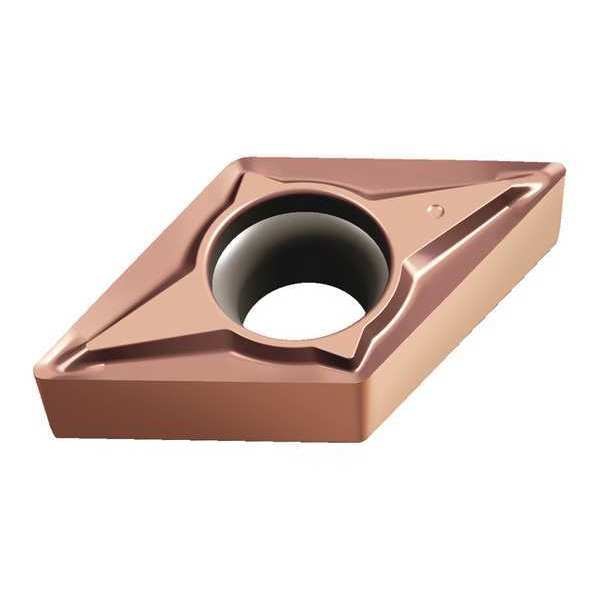 Diamond Turning Insert, Diamond, 3/8 in, DCGT, 55  Degrees, 1/64 in, Carbide