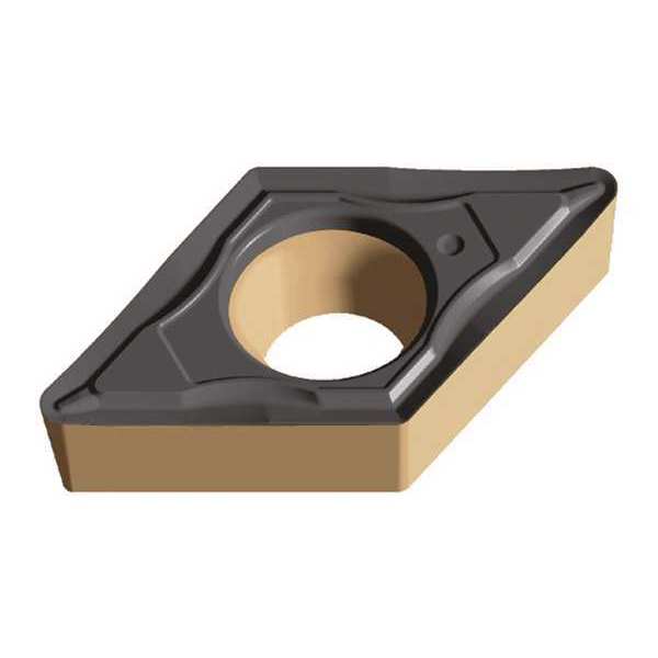 Diamond Turning Insert, Diamond, 3/8 in, DCMT, 55  Degrees, 0.0080 in, Carbide