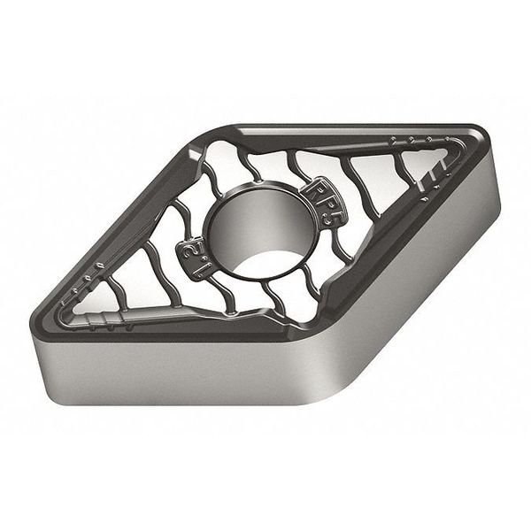 Diamond Turning Insert, Diamond, 1/2 in, DNMG, 55  Degrees, 1/32 in, Carbide