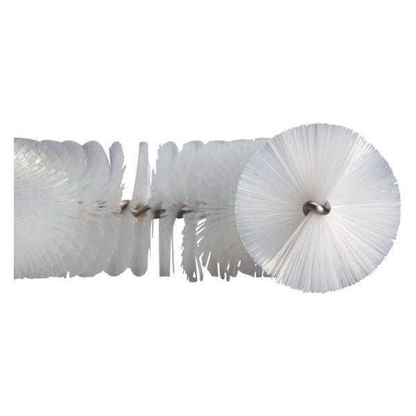 7 7/8 in W Hook Brush, Medium, 5 1/4 in L Handle, 15 1/2 in L Brush, White, Polypropylene
