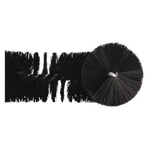 7 7/8 in W Hook Brush, Medium, 5 1/4 in L Handle, 16 1/2 in L Brush, Black, Polypropylene