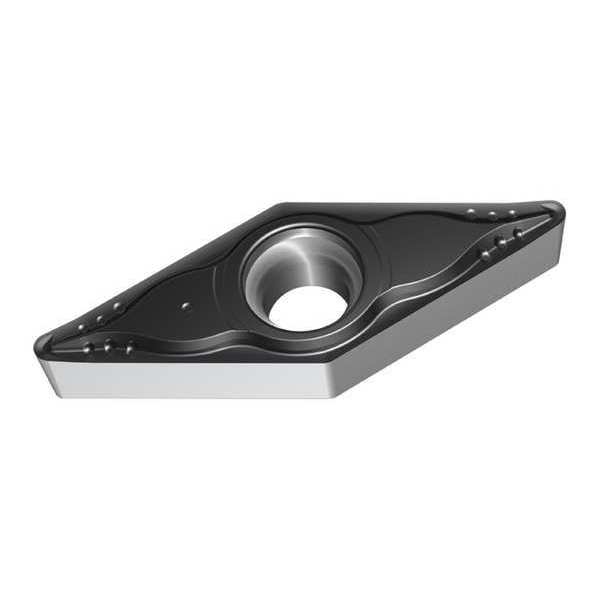Diamond Turning Insert, Diamond, 3/8 in, VBMT, 35  Degrees, 1/64 in, Carbide