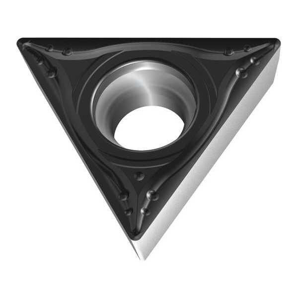 Triangle Turning Insert, Triangle, 3/8 in, TCMT, 0.8 mm, Carbide