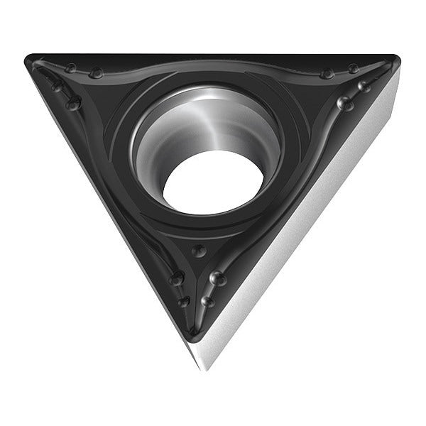 Triangle Turning Insert, Triangle, 3/8 in, TCMT, 0.8 mm, Carbide