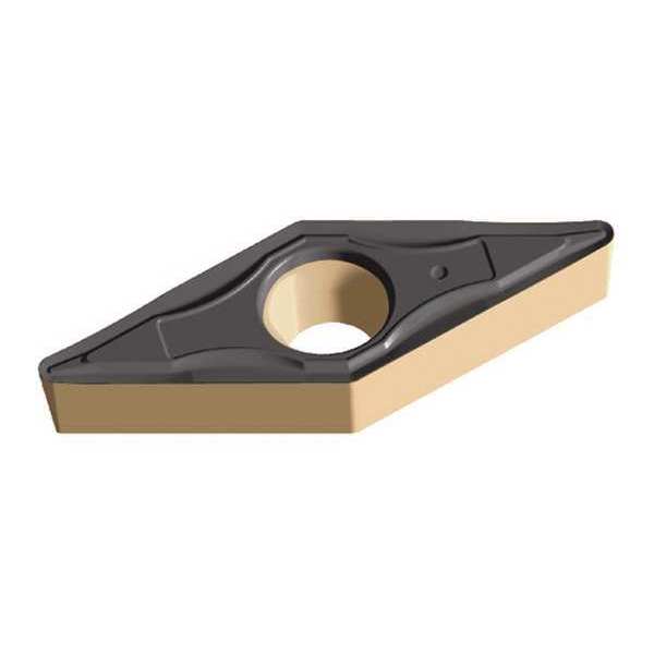 Diamond Turning Insert, Diamond, 1/4 in, VCMT, 35  Degrees, 1/64 in, Carbide