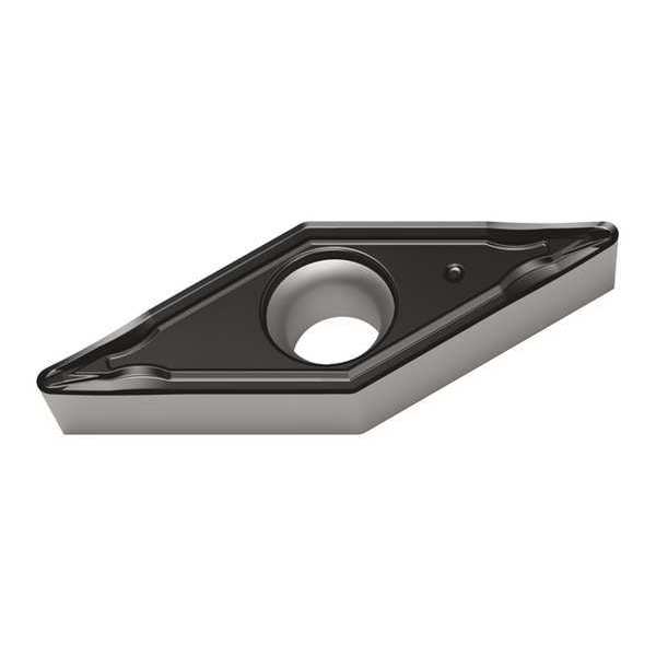 Diamond Turning Insert, Diamond, 3/8 in, VCMT, 35  Degrees, 1/64 in, Carbide