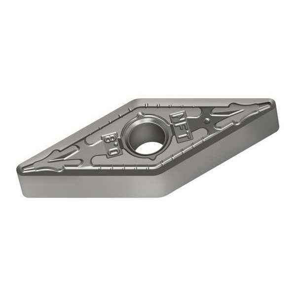 Diamond Turning Insert, Diamond, 3/8 in, VNGG, 35  Degrees, 3/64 in, Carbide