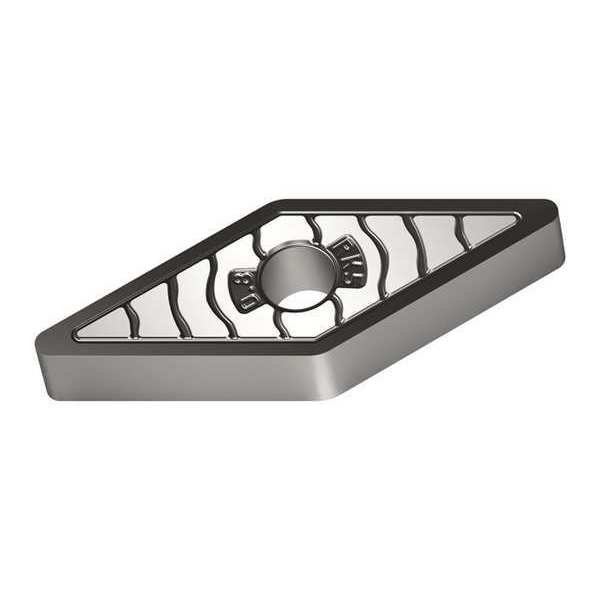 Diamond Turning Insert, Diamond, 3/8 in, VNMA, 35  Degrees, 1/32 in, Carbide