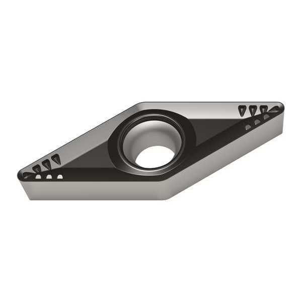 Diamond Turning Insert, Diamond, 1/4 in, VCMT, 35  Degrees, 1/32 in, Carbide