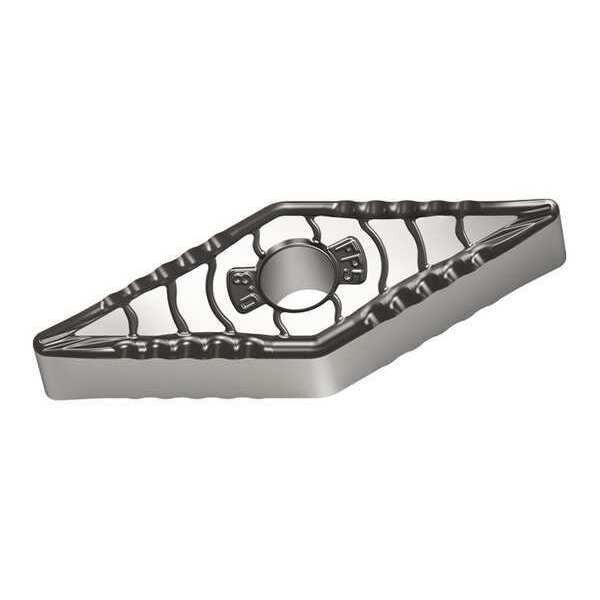 Diamond Turning Insert, Diamond, 3/8 in, VNMG, 35  Degrees, 1/64 in, Carbide