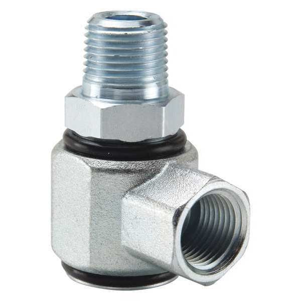 Hydraulic Swivel Fitting, 90 deg. Elbow