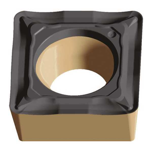 Square Turning Insert, Square, 3/8 in, SCMT, 1/32 in, Carbide