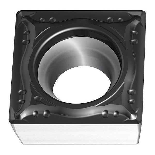 Square Turning Insert, Square, 3/8 in, SCMT, 1/32 in, Carbide