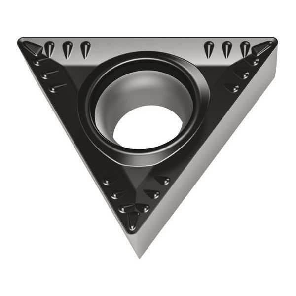 Triangle Turning Insert, Triangle, 7/32 in, TCMT, 0.4 mm, Carbide