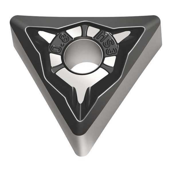 Triangle Turning Insert, Triangle, 1/2 in, TNMG, 0.8 mm, Carbide