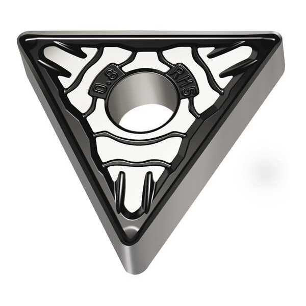 Triangle Turning Insert, Triangle, 3/8 in, TNMG, 0.8 mm, Carbide