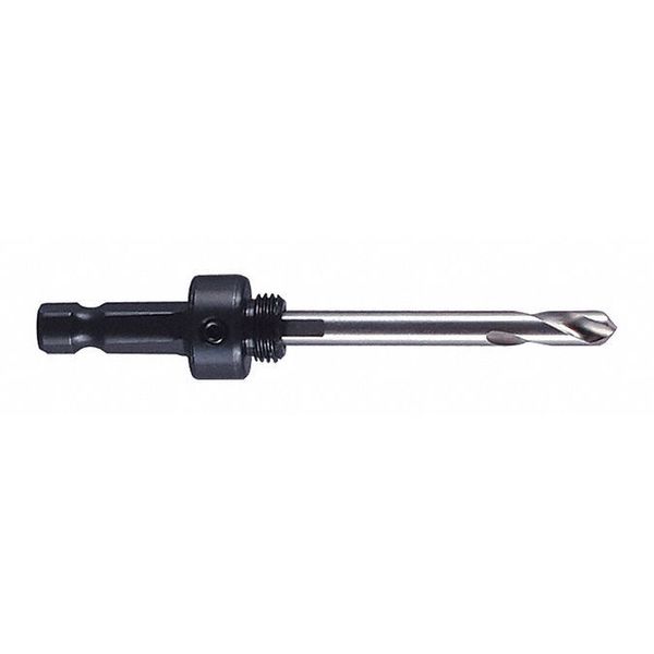 Hole Saw Arbor, Steel, 3/8