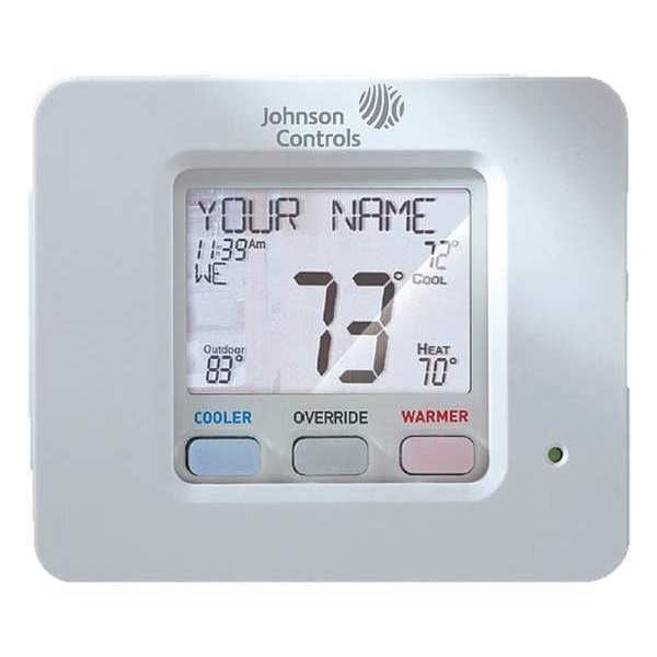 Digital Thermostat, 7 Programs, 4 H 2 C, Wall Mount, Hardwired, 24VAC