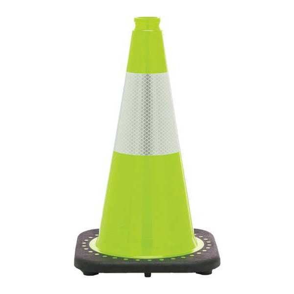 Traffic Cone, 3 lb., Lime Cone Color
