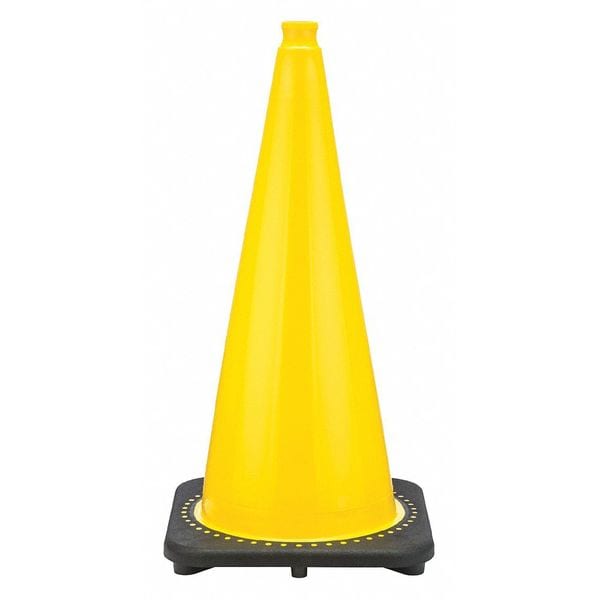 Traffic Cone, 7 lb., Yellow Cone Color