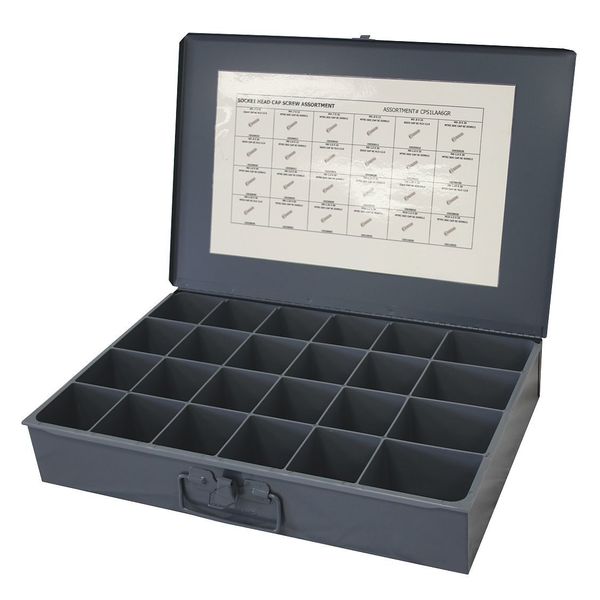 Cap Screw Assortment, Steel, Black Oxide Finish