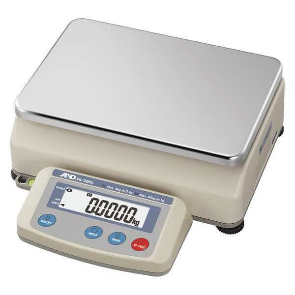 Digital Compact Bench Scale 66 lb./30kg Capacity