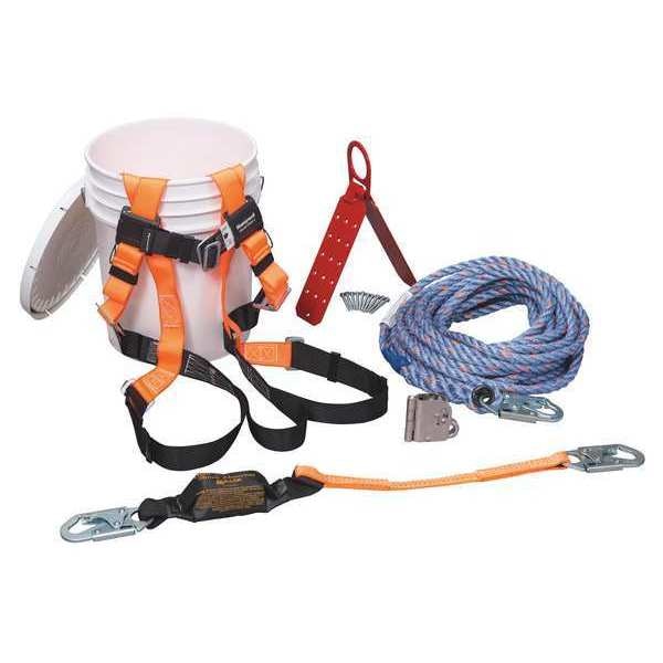 Roofer's Fall Protection Kit, Size: Universal