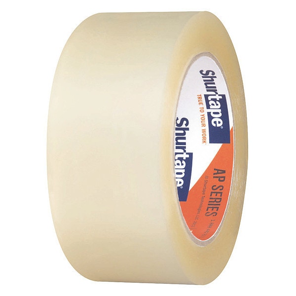 Packaging Tape, 48mm W, 100m L, 2 mil Thick, Clear, Standard Duty, 6 Pack