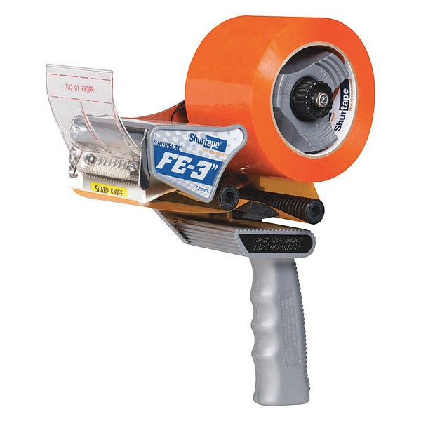 Handheld Tape Dispenser, 72mm W, Gray