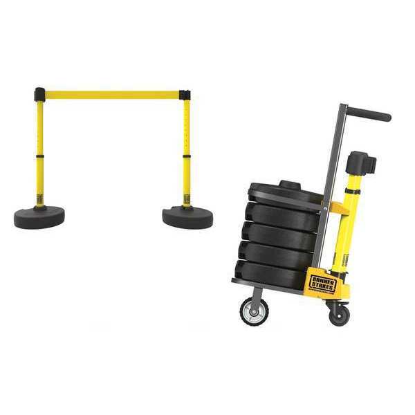 PLUS Cart Pkg, Blank Yellow Banner