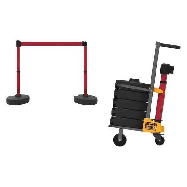 PLUS Cart Pkg, Blank Red Banner
