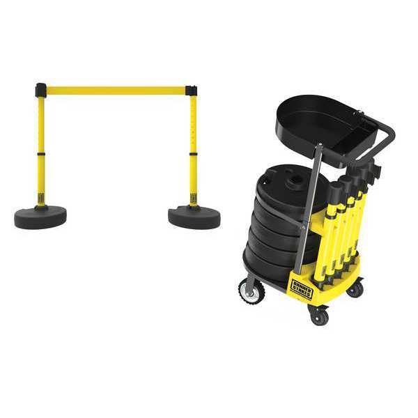 PLUS Cart Pkg w/Tray, Blank Yellow Bannr